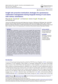 Item - Insight into proactive inertisation strategies for spontaneous ...
