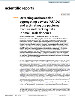 Item - Detecting anchored fish aggregating devices (AFADs) and ...