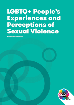Item - LGBTQ+ People’s Experiences and Perceptions of Sexual Violence ...