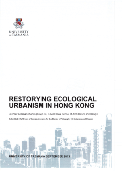 Item - Restorying ecological urbanism in Hong Kong - University of ...
