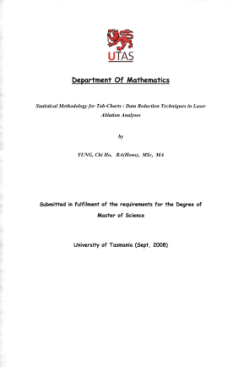 Statistical methodology for tab-charts : data reduction techniques in ...
