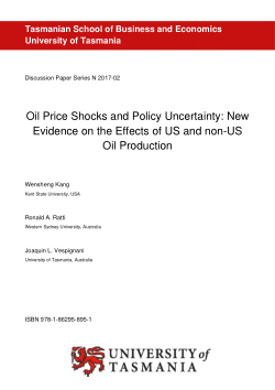 Oil price shocks and policy uncertainty: New evidence on the effects of ...