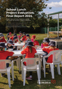 Item - School Lunch Project Evaluation: Final Report 2024 - University ...