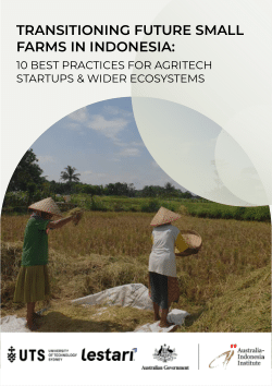 Item - Transitioning future small farms in Indonesia: 10 best practices ...