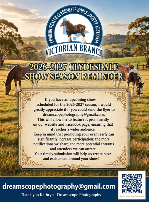 If you have an upcoming show scheduled for the 2026-2027 season.