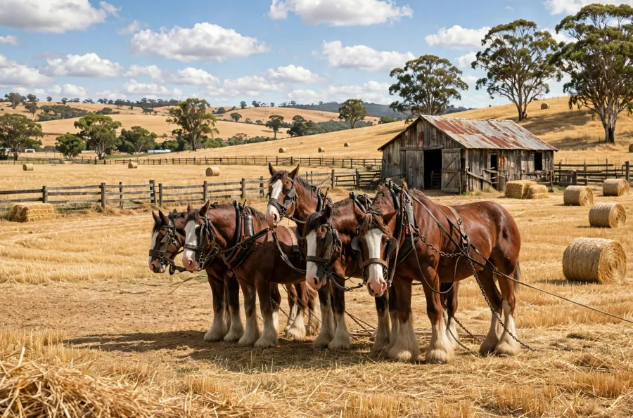 The Clydesdale Horse: Australia's Magnificent Heritage Breed