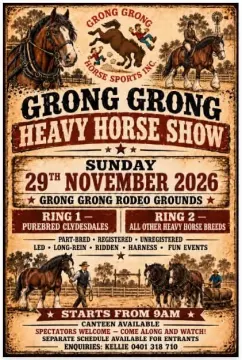 Grong Grong Heavy Horse Show 2026