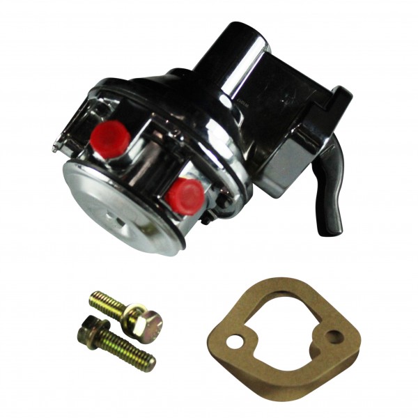Mechanical Fuel Pump For Big Block Chevy 396-454 V8 - 6 PSI High Volume Chrome Pump
