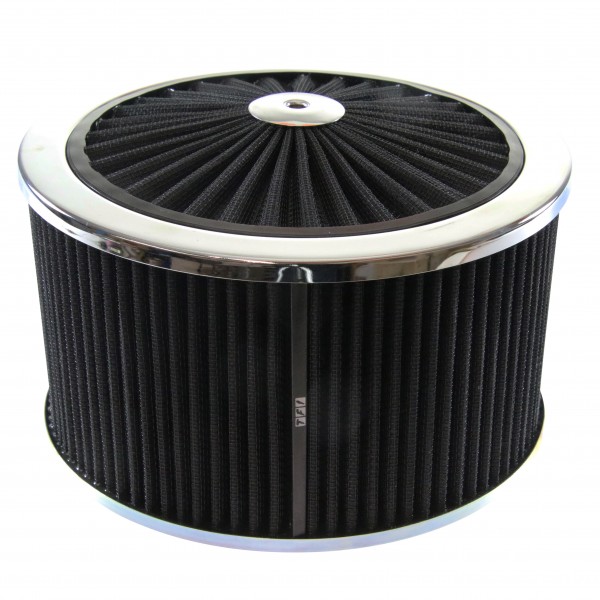 TFI Racing Extraflow All Black Air Filter Cleaner – 14x2 Holley 5-1/8 Base – USA
