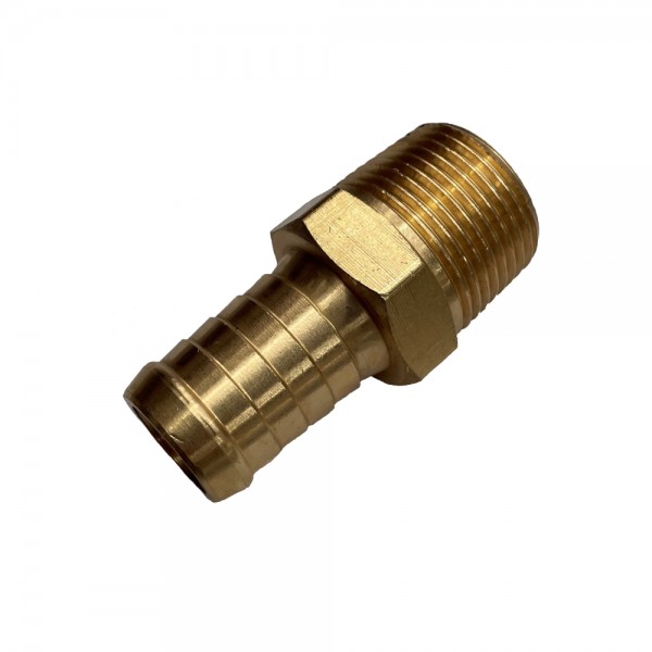 thumbnail image 2 of Brass 3/4 Inch Male BSP Thread To 1 Inch Hose Tail Fitting – L&S Engineers 2 of 6