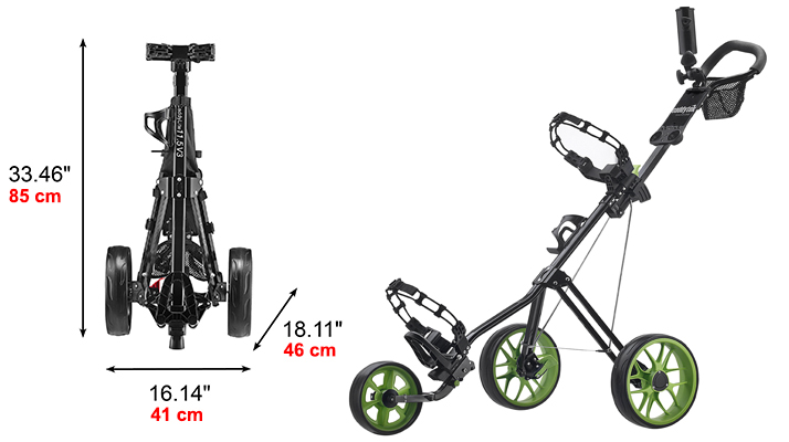 CaddyLite SuperLite Deluxe V3 Lime