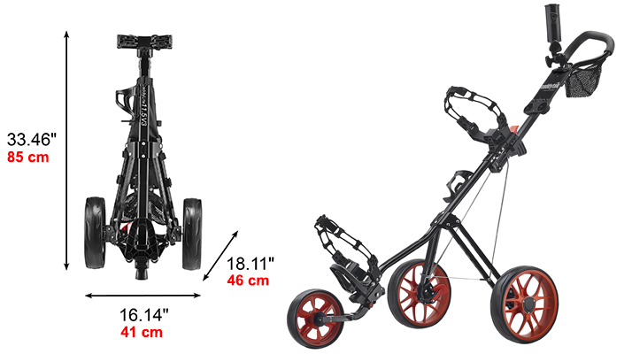 CaddyLite SuperLite Deluxe V3 Orange