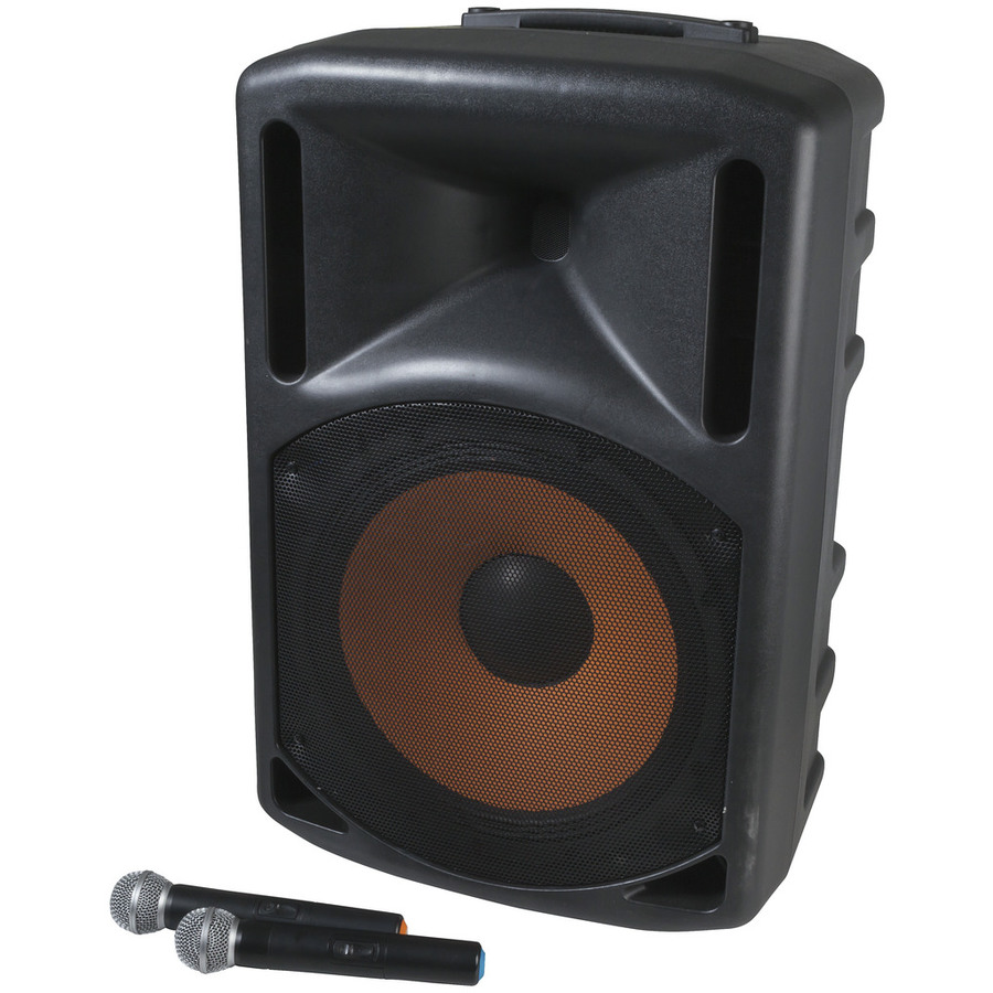 Digitech Portable Active 15 inch PA Speaker with Two Channel UHF
