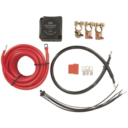 Powertech 12V 125A Dual Battery Isolator with Cable Kit 9319236738399 eBay