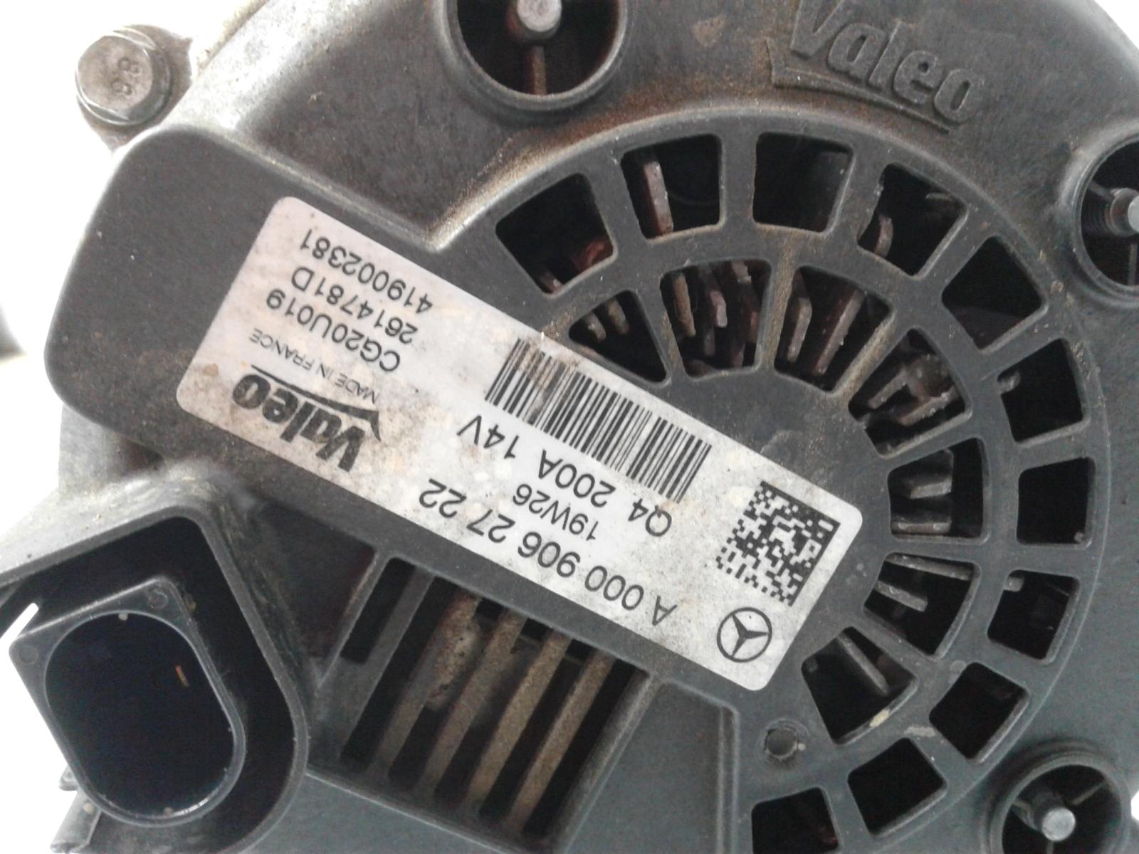 MERCEDES SPRINTER ALTERNATOR DIESEL, 3.0, VS30, 05/18 18 19 20 Sprinter Spares Used