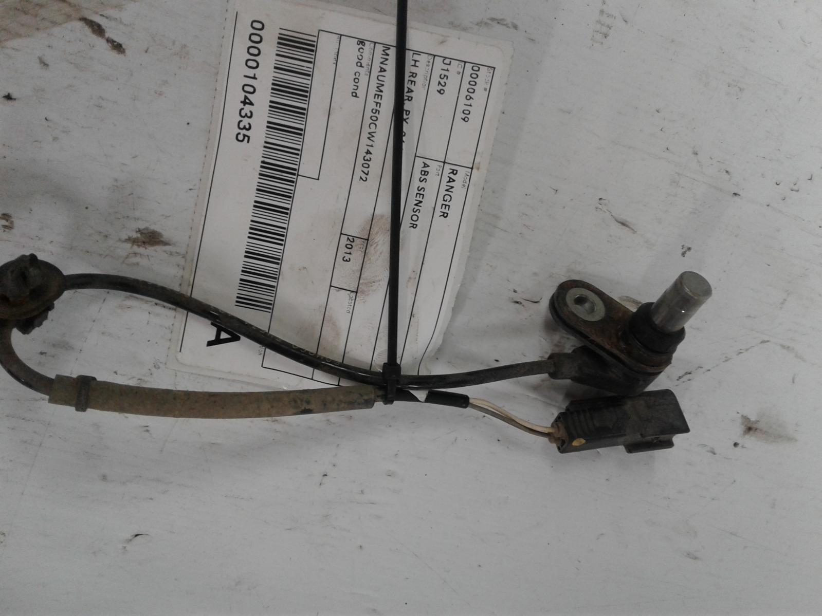 FORD RANGER ABS SENSOR LH REAR, PX, 06/11 11 12 13 14 15 16 17 18 19