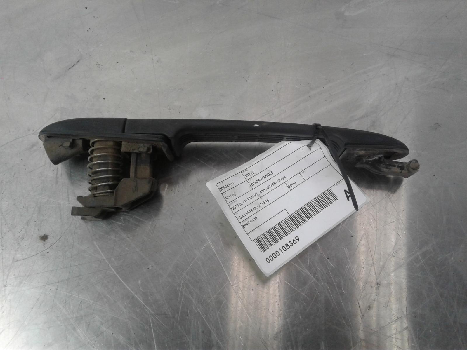 MERCEDES BENZ VITO 638 02/1998-12/2004 DOOR HANDLE OUTER LEFT FRONT - First  Auto Parts