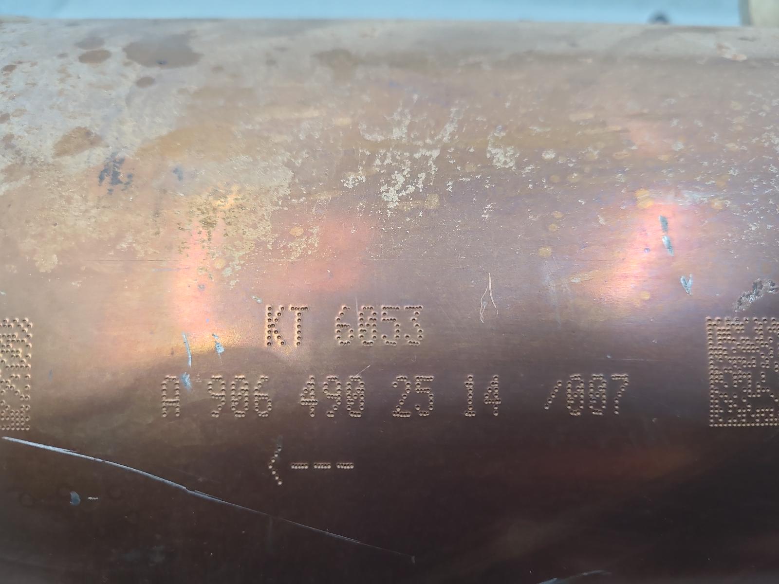 MERCEDES BENZ SPRINTER VS30 05/2018-2024 PARTICULATE FILTER/DPF DIESEL ...