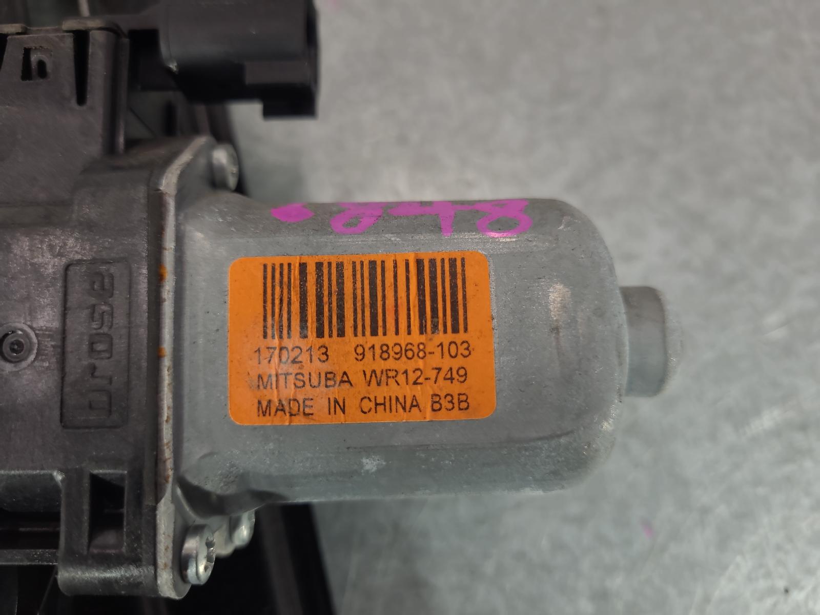 FORD RANGER PX 06/2011-04/2022 RIGHT REAR WINDOW REGULATOR/MOTOR DUAL ...