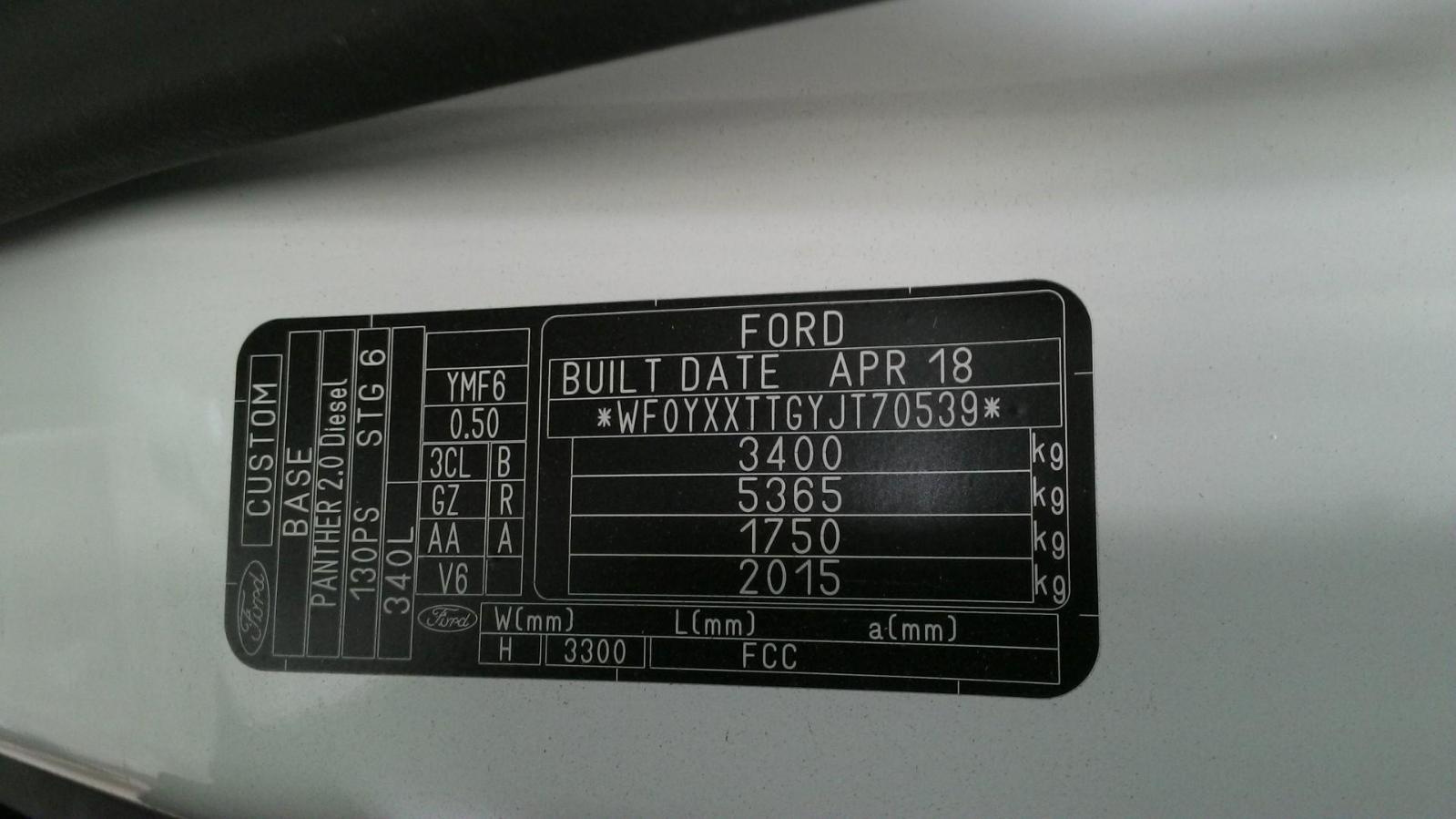 FORD TRANSIT CUSTOM VN 09/20132023 COMBINATION WIPER SWITCH First