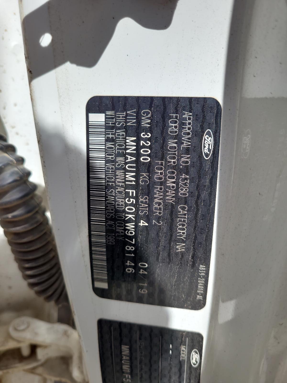 FORD RANGER 2018-2022 PARTICULATE FILTER/DPF DIESEL, 3.2, PX SERIES 3 ...