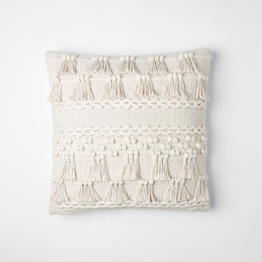 Buy Zanzibar Cushion Cream Online Bed Bath N' Table