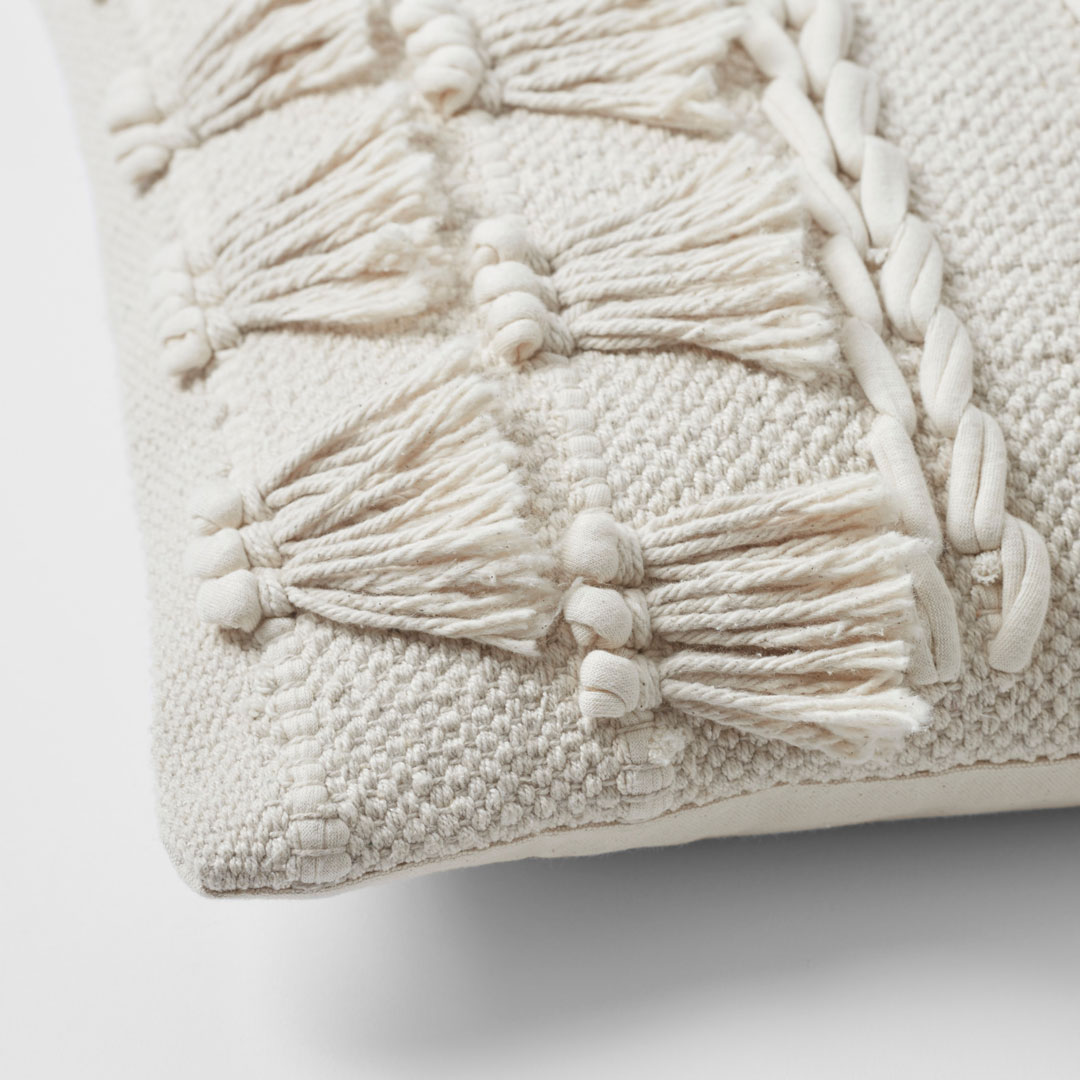 Buy Zanzibar Cushion Cream Online Bed Bath N' Table