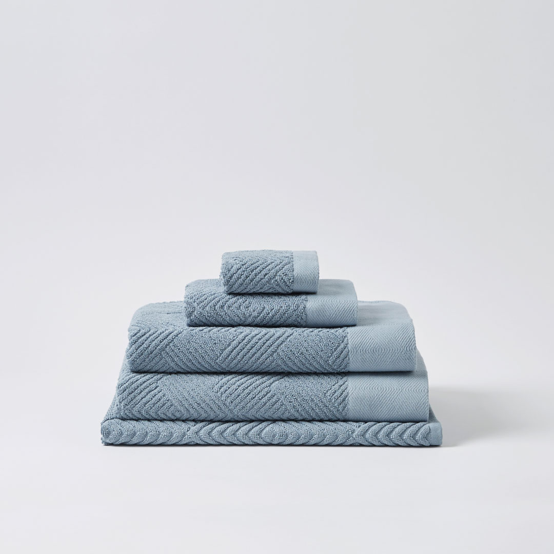 Buy Kinsley Towels - Blue Tourmaline Online | Bed Bath N' Table