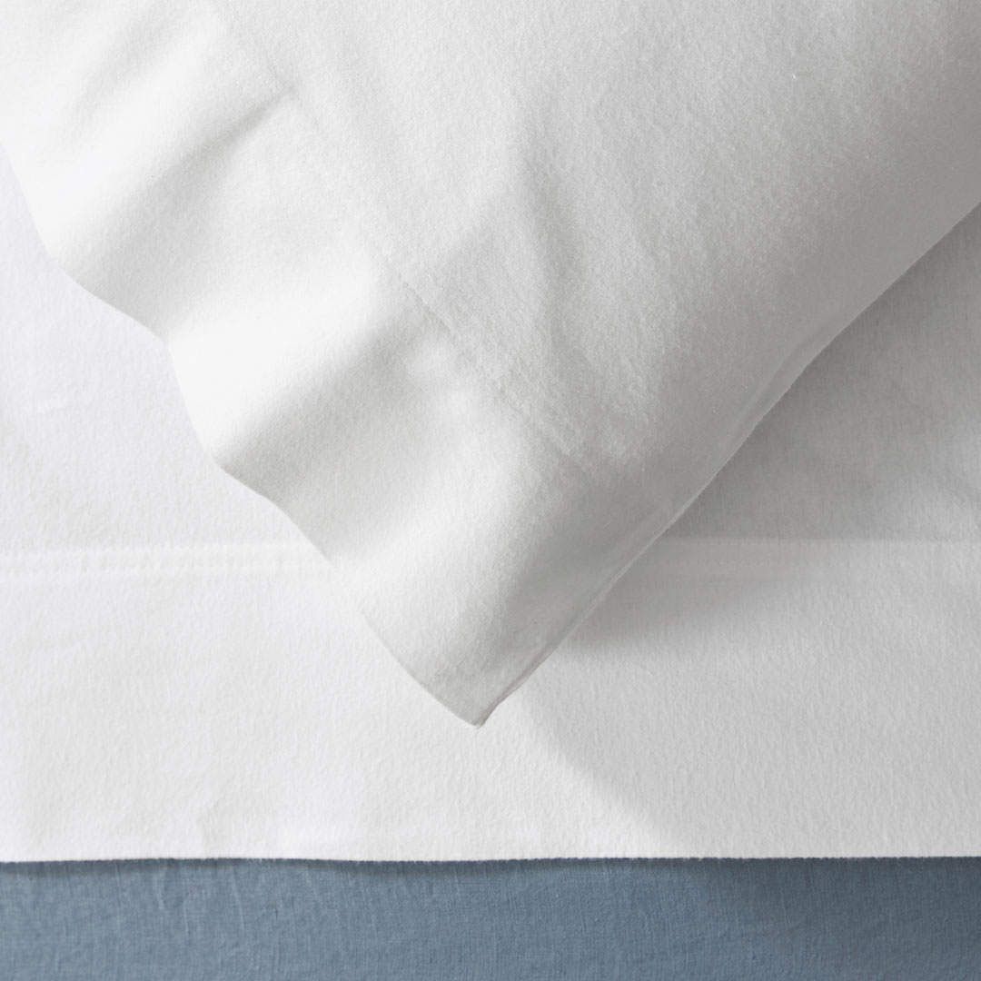 Buy Flannelette Sheet Set White Online Bed Bath N' Table