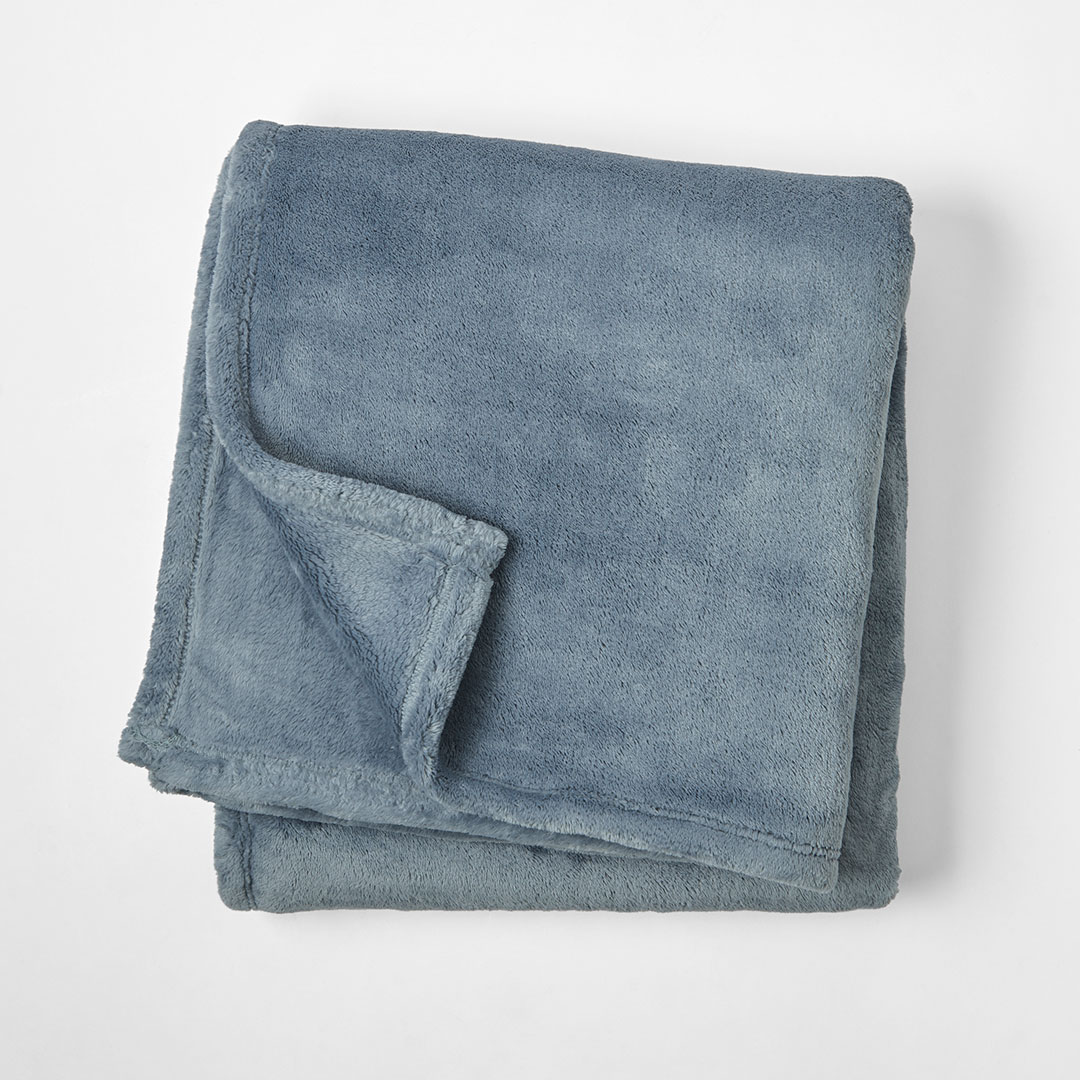 Buy Kingston Throw Online Steel Blue Bed Bath N' Table