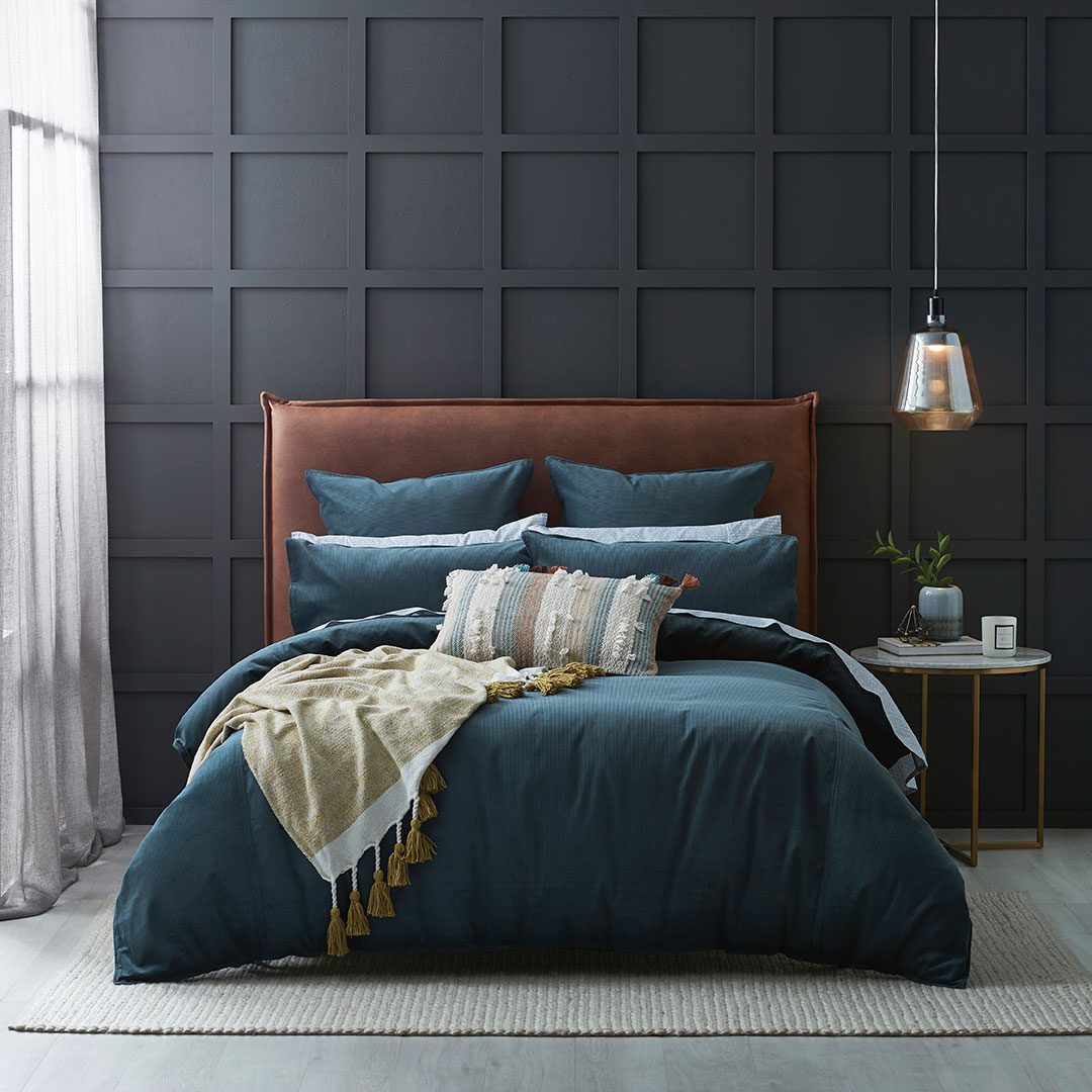 Buy Printed Silk Pillowcase Blue Online Bed Bath N' Table