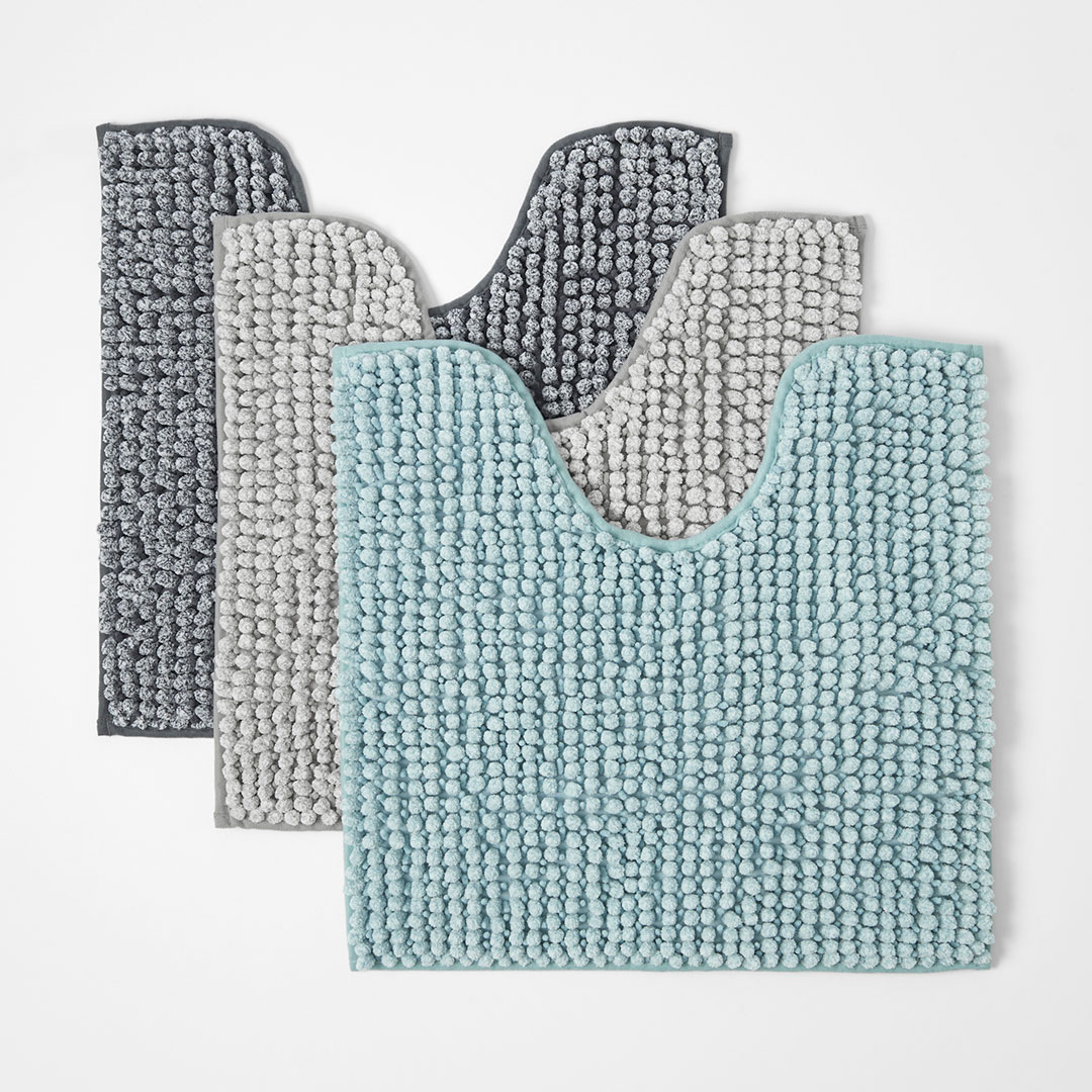 Buy Bobble Melange Contour Mat Cloud Blue Online Bed Bath N' Table