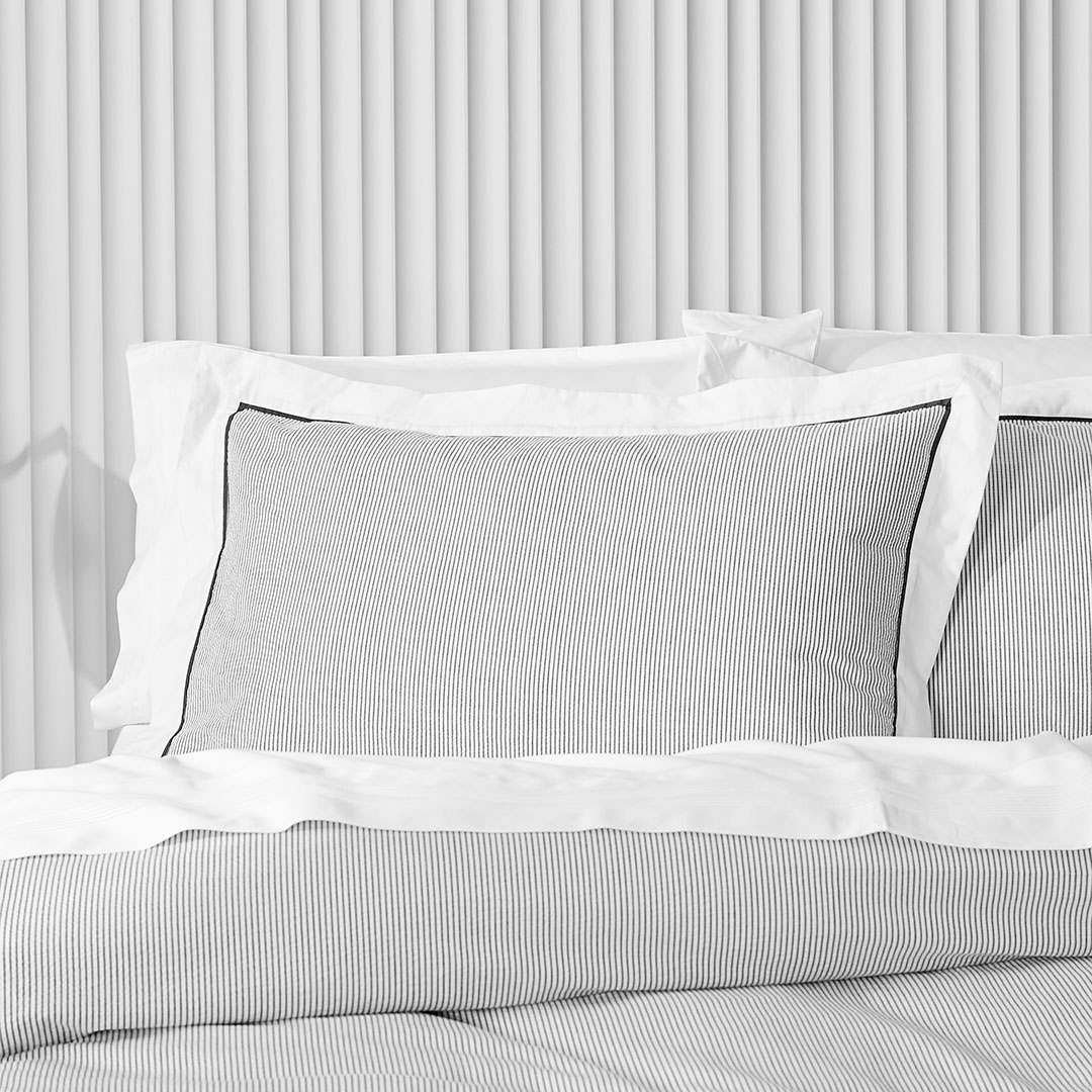 Buy Portofino Quilt Cover Grey Online Bed Bath N' Table