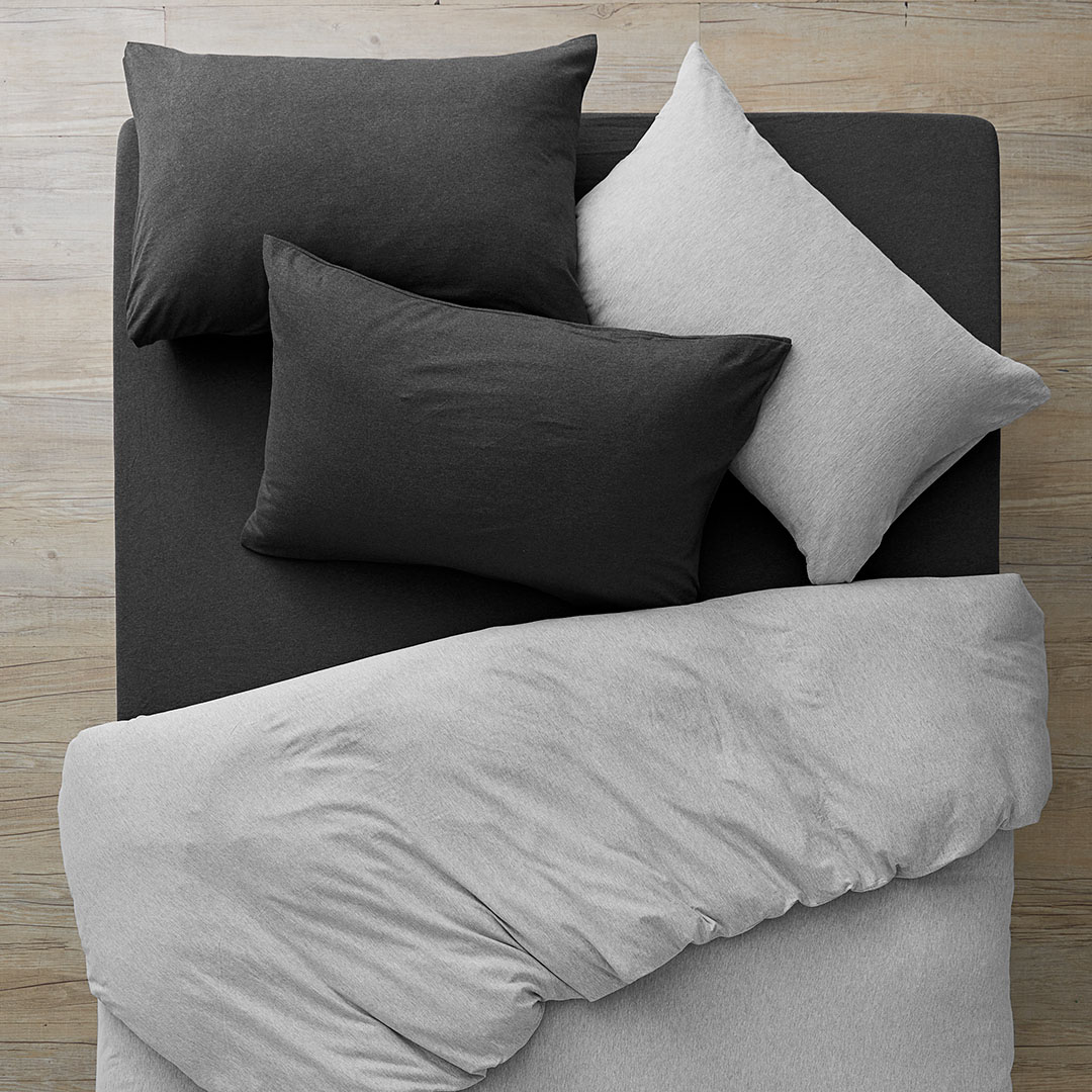 Buy Jersey Fitted Sheet Charcoal Online Bed Bath N' Table