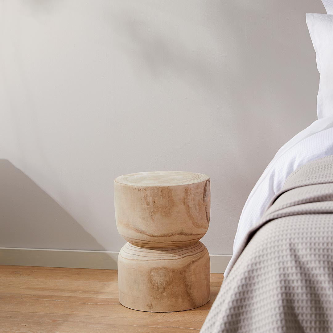 Shop Madden Wood Stool Online Bed Bath N' Table
