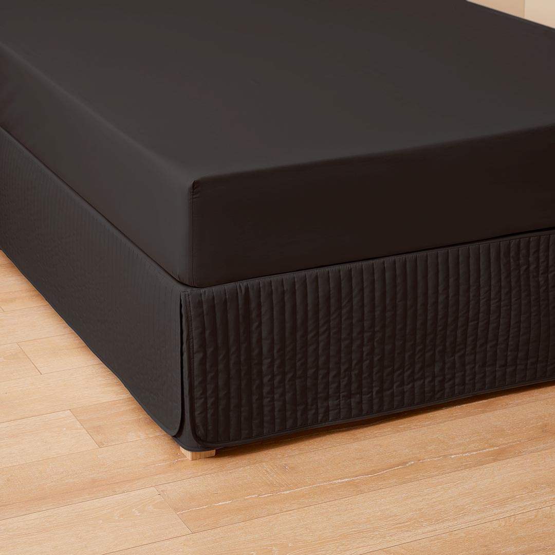 Shop Perfects Padded Valance - Black Online | Bed Bath N' Table