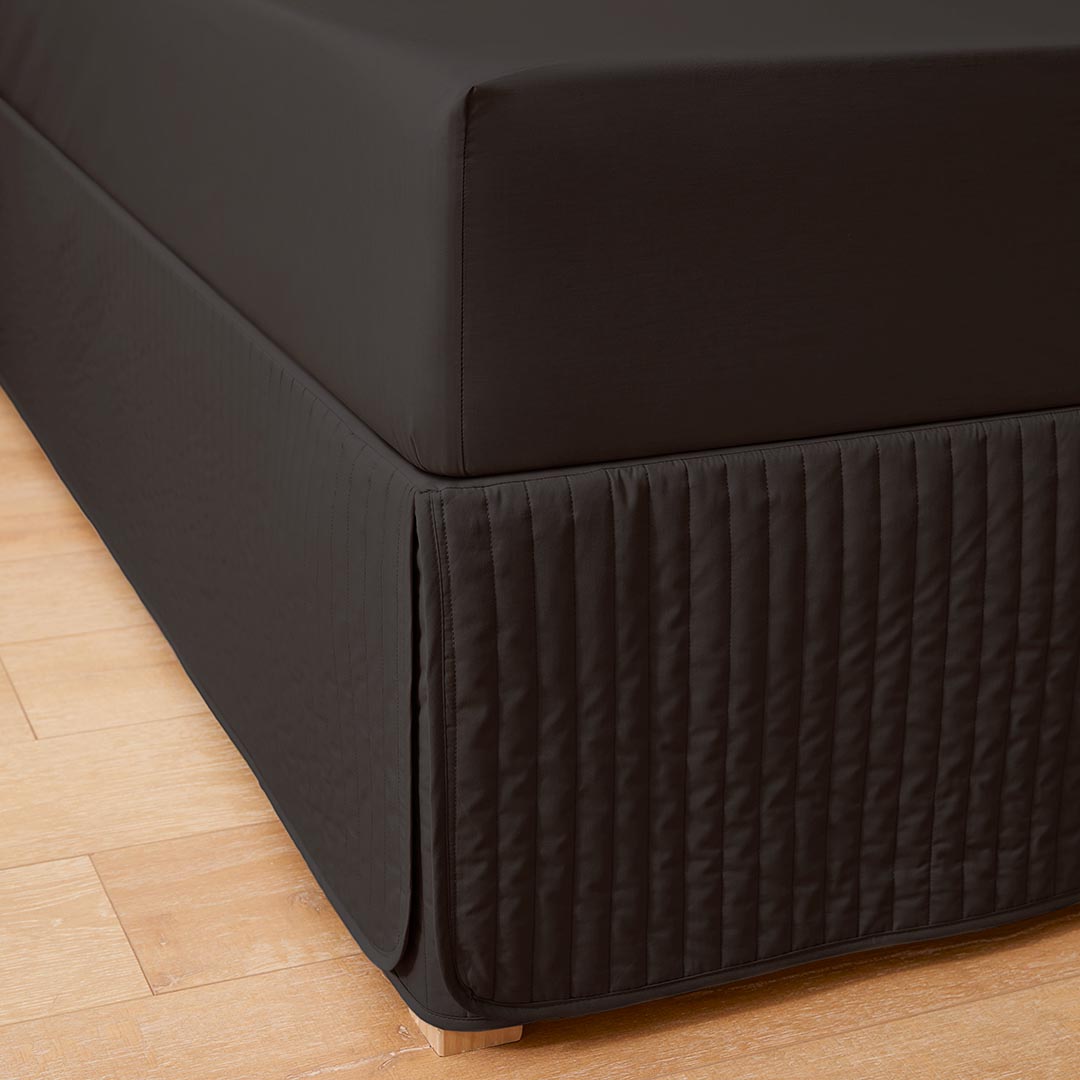 Shop Perfects Padded Valance - Black Online | Bed Bath N' Table