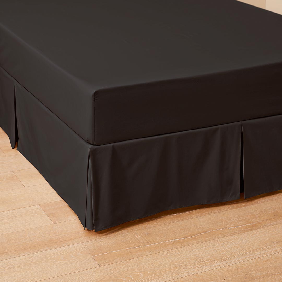 Buy Perfects Pleated Valance - Black Online | Bed Bath N' Table