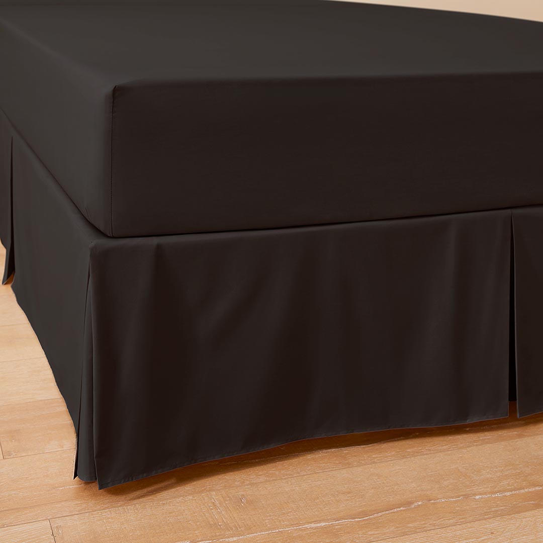 Shop Perfects Pleated Valance - Black Online | Bed Bath N' Table