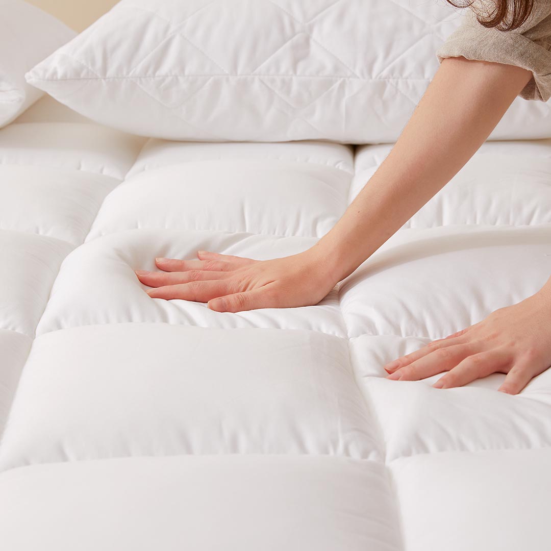 Shop Memory Fibre Mattress Topper Bed Bath N' Table