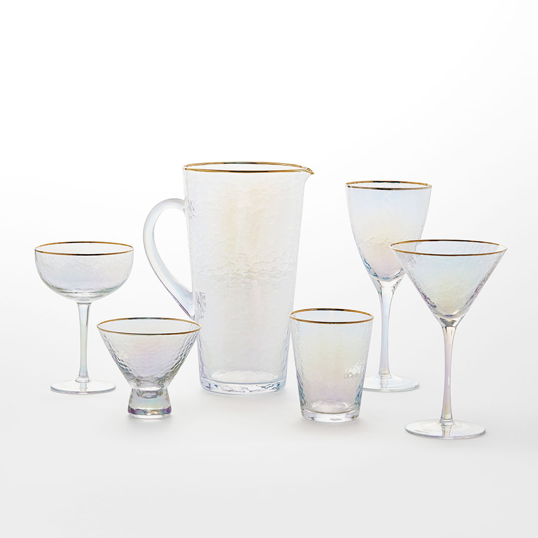 Shop Vista Gold Rim Martini Glass 285ml Online Bed Bath N' Table