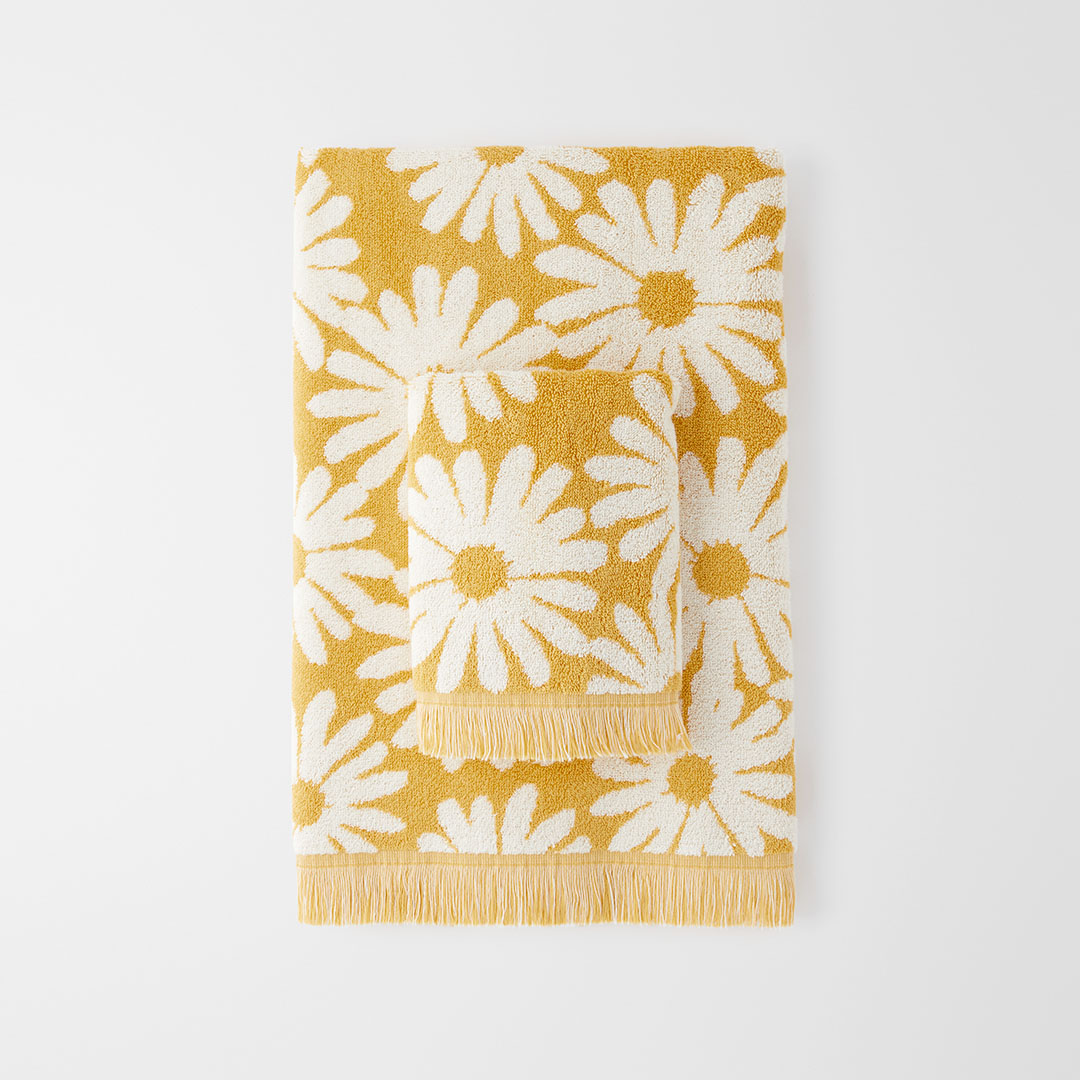 Buy Daisy Towel Yellow Online Bed Bath N' Table