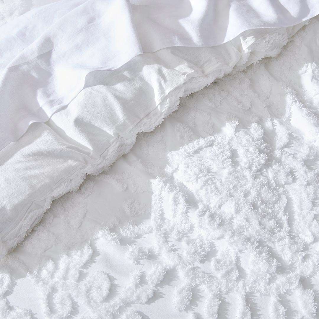 Buy Farrah Quilt Cover Ivory Online Bed Bath N' Table