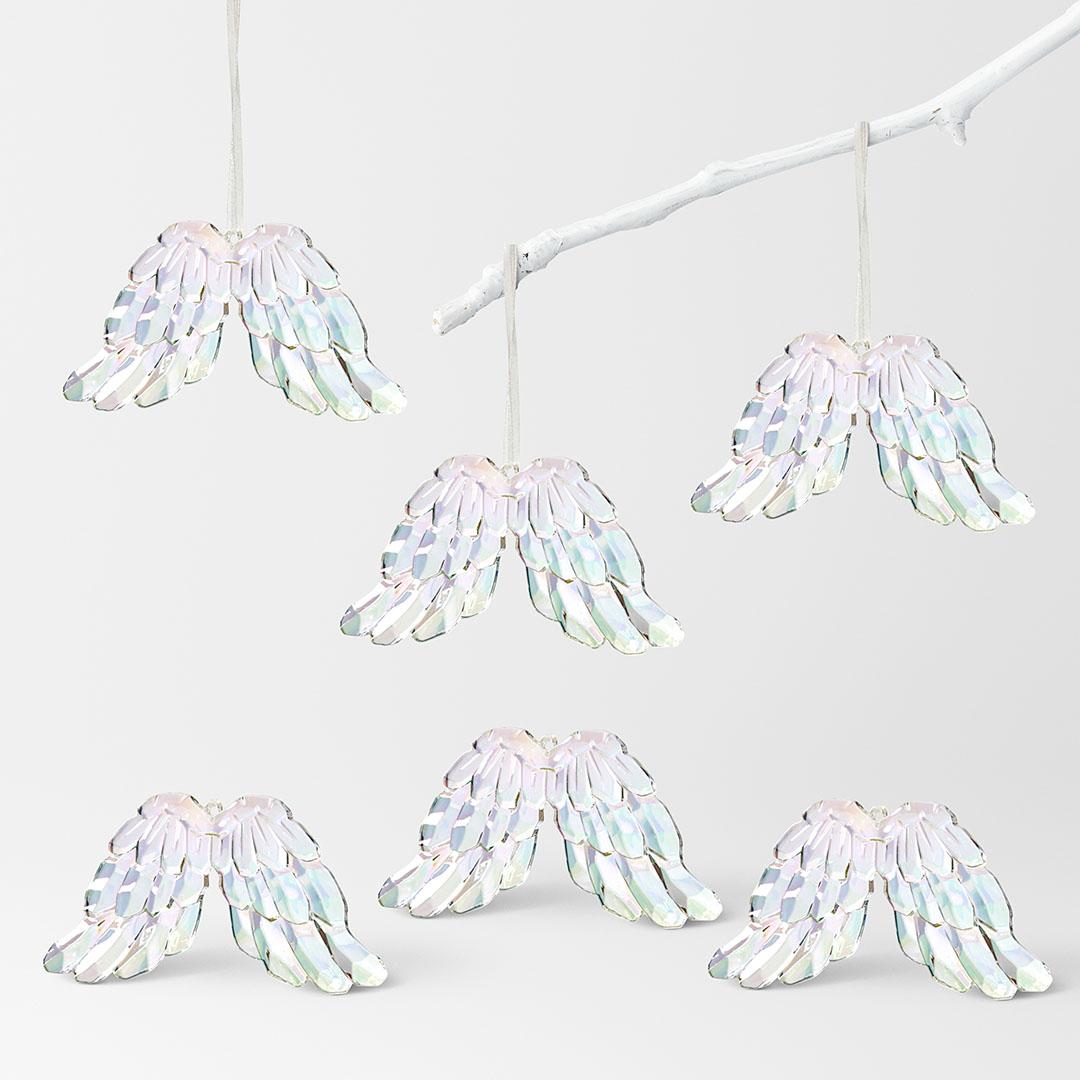 Buy Acrylic Angel Wings Decoration Set Of 6 Online Bed Bath N' Table