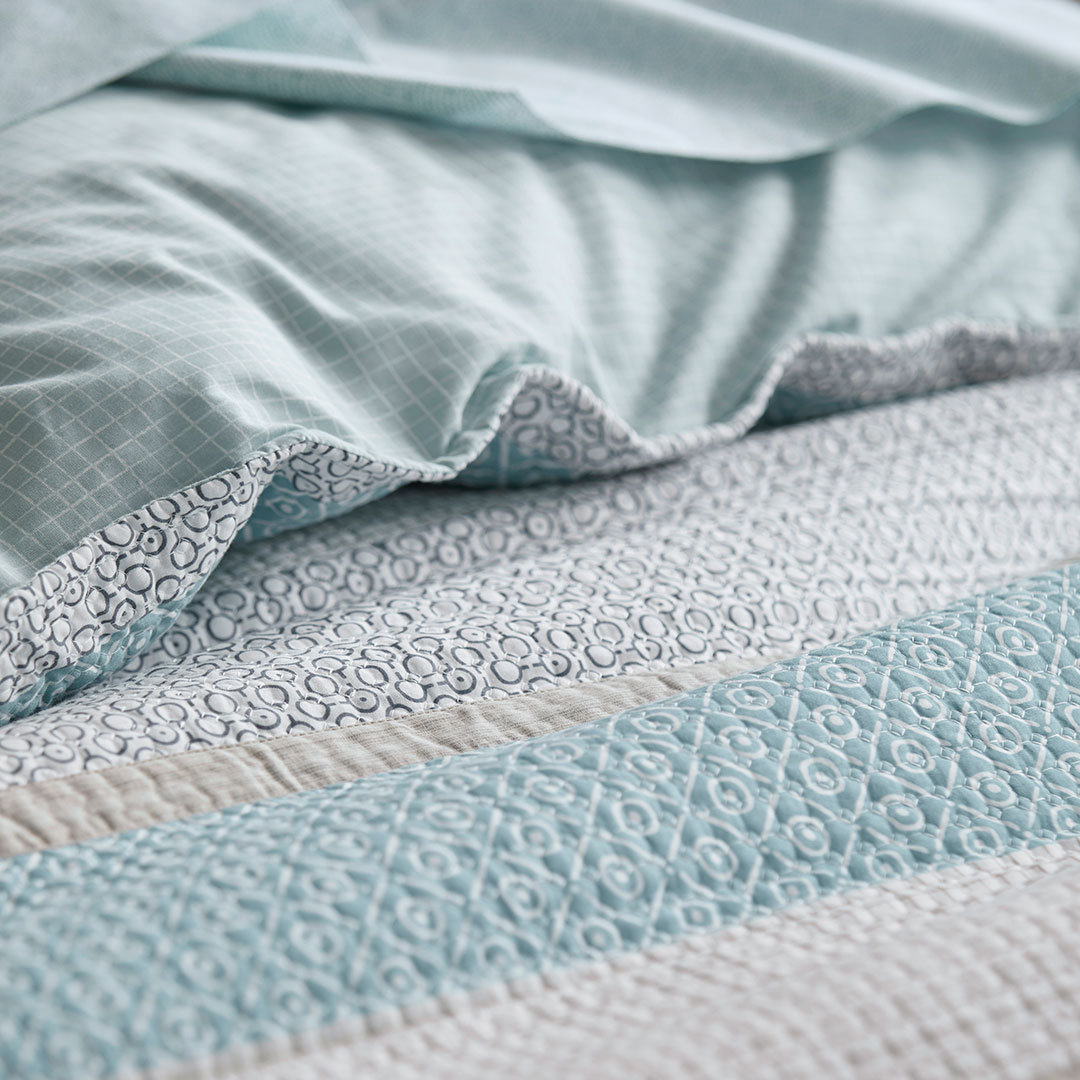 Buy Brennan Quilt Cover Blue Online Bed Bath N' Table