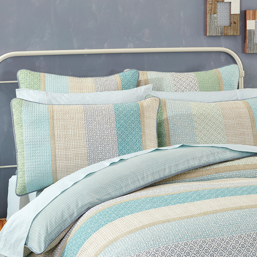 Buy Brennan Quilt Cover Blue Online Bed Bath N' Table