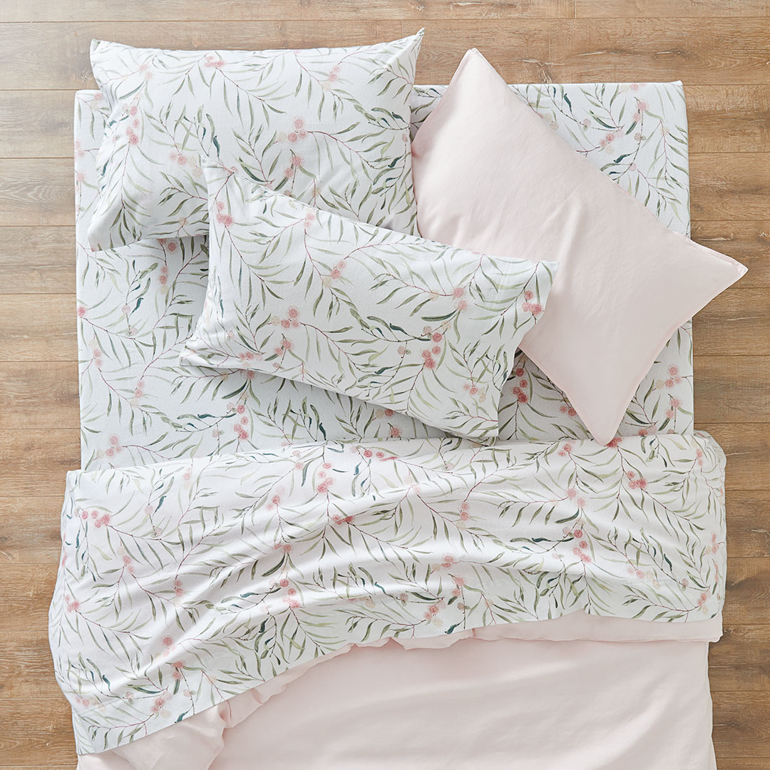Shop Laurina Flannelette Sheet Set Online Bed Bath N' Table