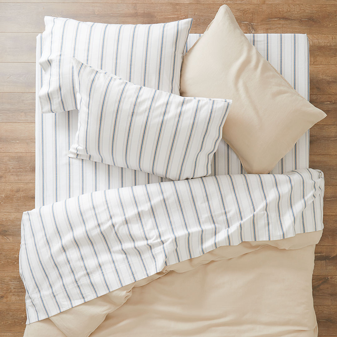 Shop Pierre Flannelette Sheet Set Online Bed Bath N' Table
