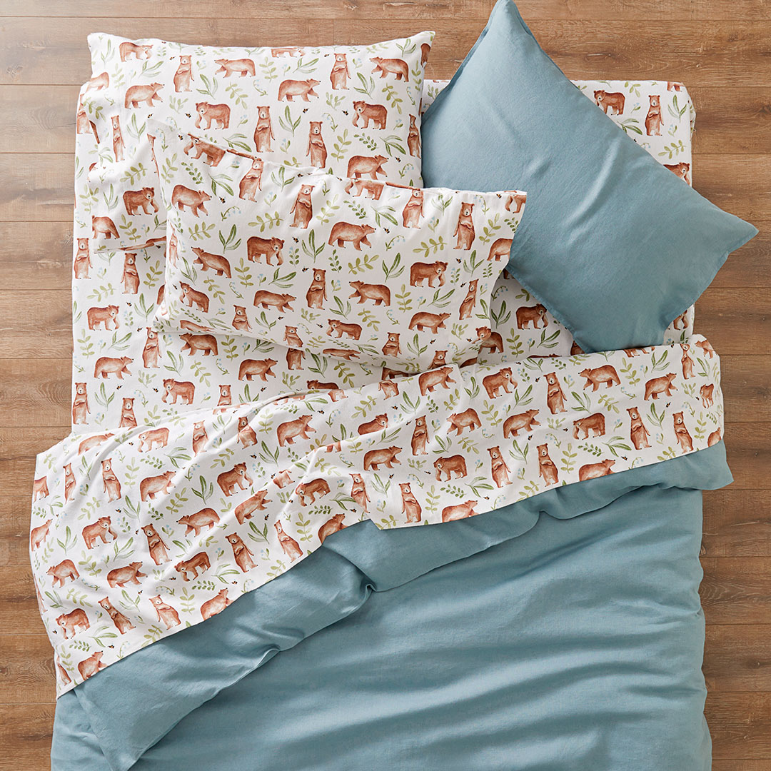 Shop Honey Bear Flannelette Sheet Set Online Bed Bath N' Table