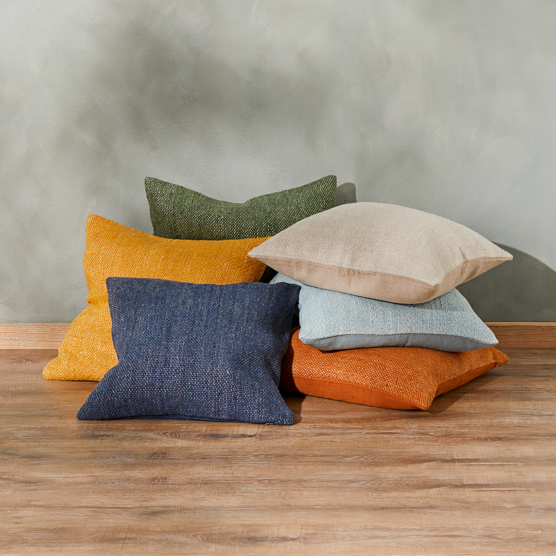 Buy Flinders Linen Cushion Smoke Blue Online Bed Bath N' Table